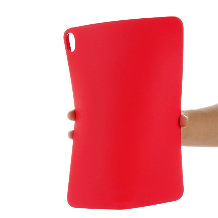 Solid Color Liquid Silicone Shockpoof Tablet Case For iPad Air 11 2024 / Air 2022 / 2020 10.9(Red) by buy2fix