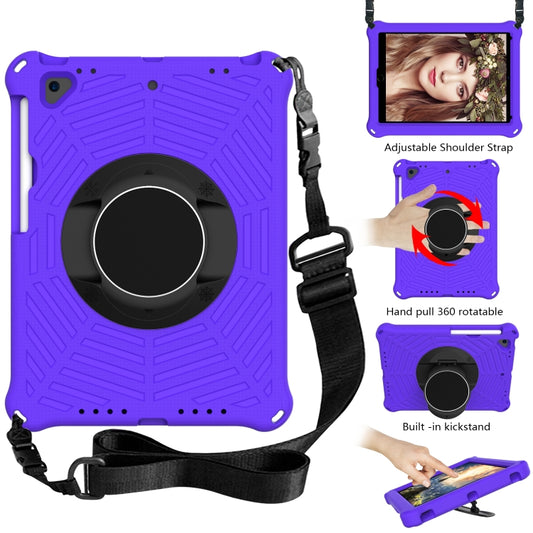 Spider King EVA Protective Case with Adjustable Shoulder Strap & Holder & Pen Slot For iPad 9.7 2018 & 2017 / Pro 9.7 / Air 2 / Air(Purple) - iPad 9.7 (2018) & (2017) Cases by buy2fix | Online Shopping UK | buy2fix