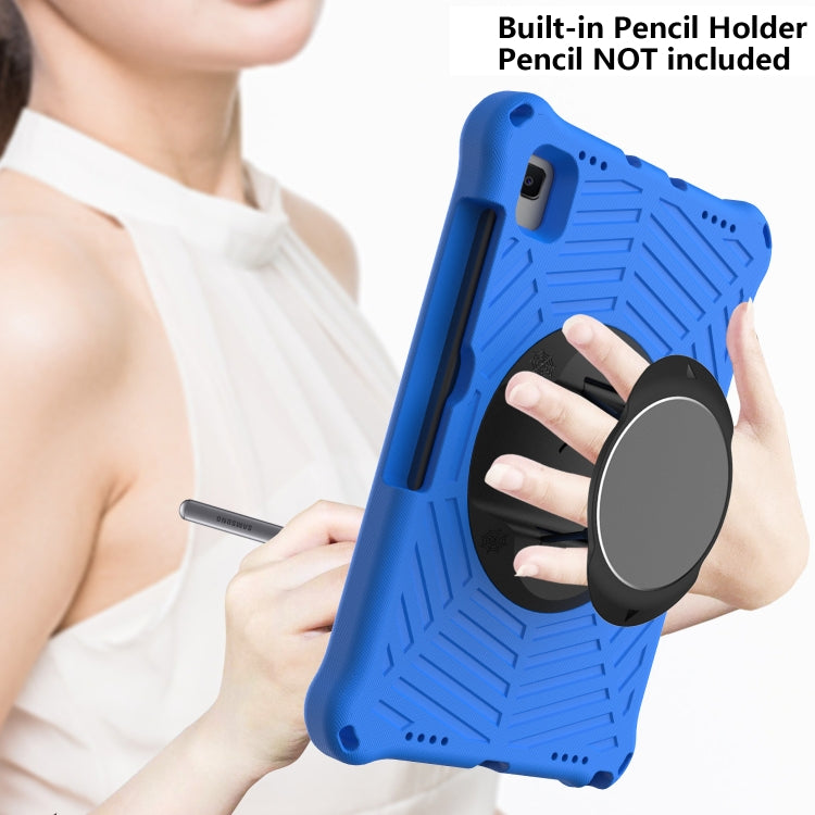 Spider King EVA Protective Case with Adjustable Shoulder Strap & Holder & Pen Slot For Samsung Galaxy Tab S6 Lite SM-P610 / SM-P615 / Tab A7 10.4 T500 / T860 / T720(Blue) - Tab S6 Lite P610 / P615 by buy2fix | Online Shopping UK | buy2fix