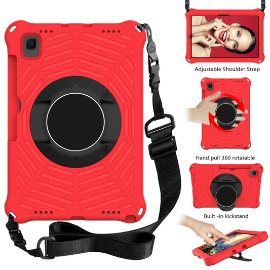Spider King EVA Protective Case with Adjustable Shoulder Strap & Holder & Pen Slot For Samsung Galaxy Tab S6 SM-T860 / SM-T865(Red) - Tab S6 10.5 T860 / T865 by buy2fix | Online Shopping UK | buy2fix