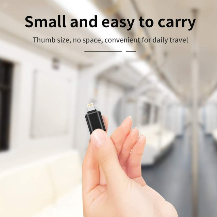 XQ-ZH001 USB Female to 8 Pin Male OTG Adapter(Silver) by buy2fix