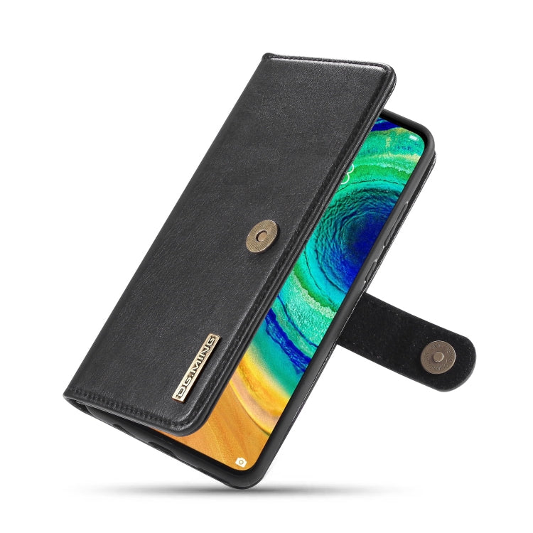 For Huawei Mate 30 DG.MING Crazy Horse Texture Flip Detachable Magnetic Leather Case with Holder & Card Slots & Wallet(Black) - Huawei Cases by DG.MING | Online Shopping UK | buy2fix