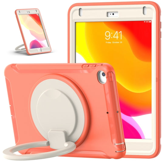Shockproof TPU + PC Protective Case with 360 Degree Rotation Foldable Handle Grip Holder & Pen Slot For iPad mini 5 / 4(Living Coral) - iPad mini (2019) / mini 5 Cases by buy2fix | Online Shopping UK | buy2fix