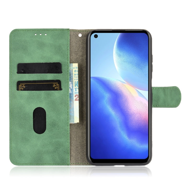 For Blackview A90 Solid Color Skin Feel Magnetic Buckle Horizontal Flip Calf Texture PU Leather Case with Holder & Card Slots & Wallet(Green) - More Brand by buy2fix | Online Shopping UK | buy2fix