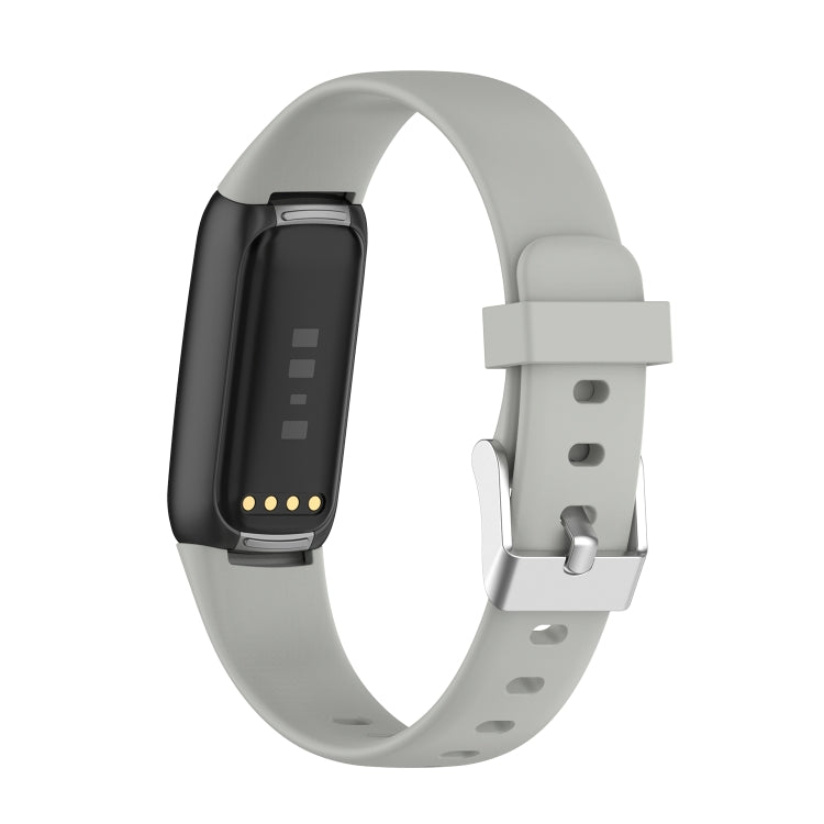 For Fitbit Luxe xDFind Silicone Watch Band, Size:S(Rock Grey) - Watch Bands by xDfind | Online Shopping UK | buy2fix