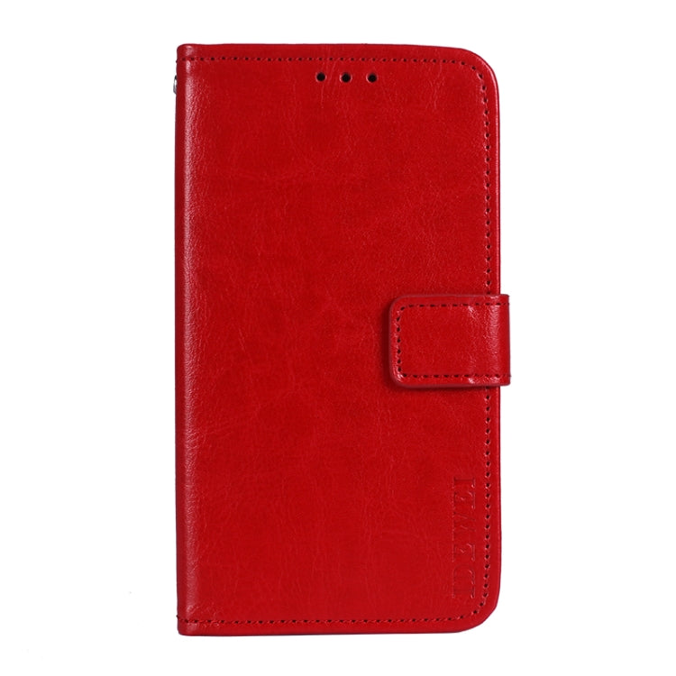 For Lenovo K13 idewei Crazy Horse Texture Horizontal Flip Leather Case with Holder & Card Slots & Wallet(Red) - Lenovo by idewei | Online Shopping UK | buy2fix