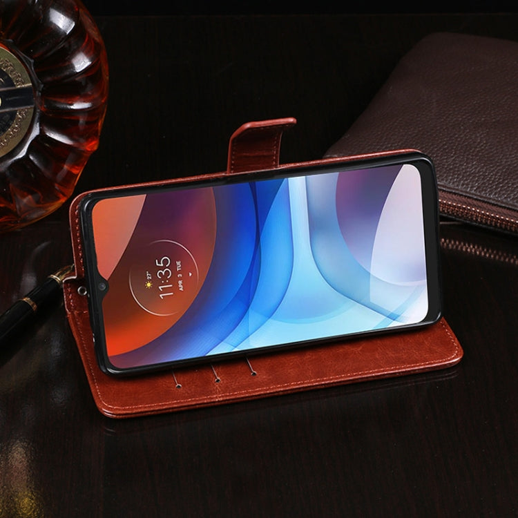 For Lenovo K13 idewei Crazy Horse Texture Horizontal Flip Leather Case with Holder & Card Slots & Wallet(Red) - Lenovo by idewei | Online Shopping UK | buy2fix