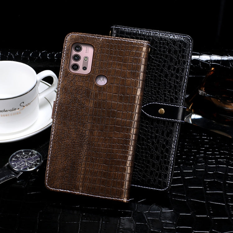 For Lenovo K13 Note idewei Crocodile Texture Horizontal Flip Leather Case with Holder & Card Slots & Wallet(Dark Blue) - Lenovo by idewei | Online Shopping UK | buy2fix