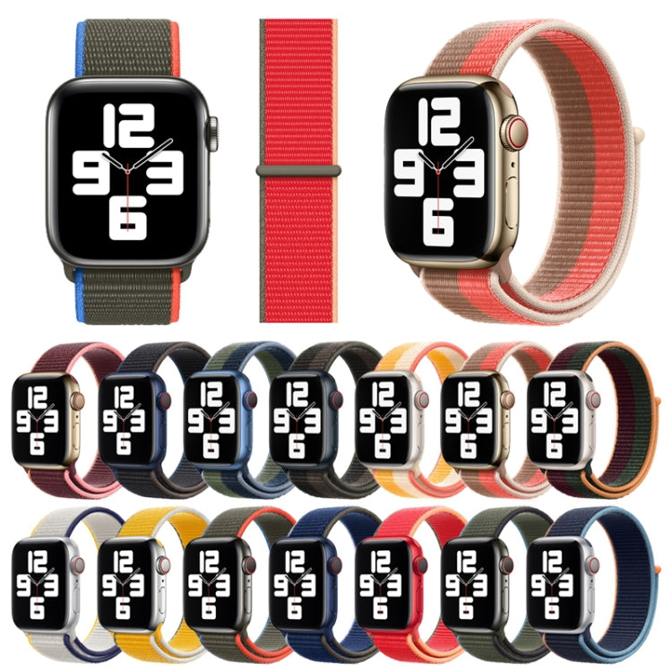 Loop Type Sport Watch Band For Apple Watch Ultra 49mm&Watch Ultra 2 49mm / Series 9&8&7 45mm / SE 3&SE 2&6&SE&5&4 44mm / 3&2&1 42mm (Starlight) by buy2fix
