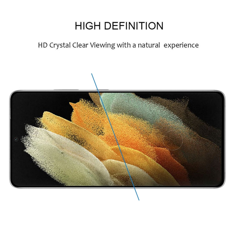 For Samsung Galaxy S21 Ultra 5G 25pcs Full Glue 9H HD 3D Curved Edge Tempered Glass Film(Black) - Galaxy Tempered Glass by buy2fix | Online Shopping UK | buy2fix