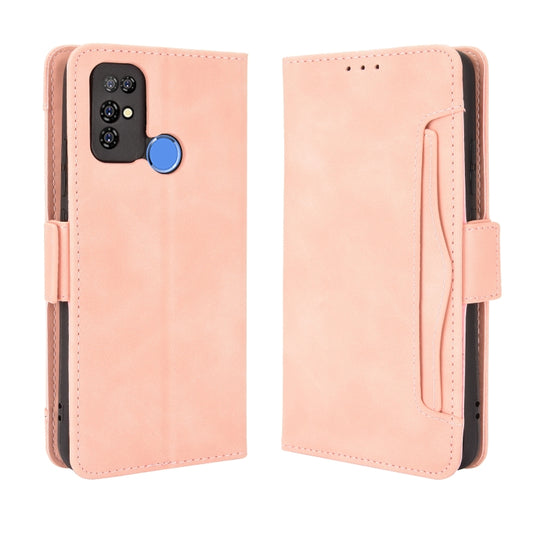 For Doogee X96 Pro Skin Feel Calf Pattern Horizontal Flip Leather Case with Holder & Card Slots & Photo Frame(Pink) by buy2fix
