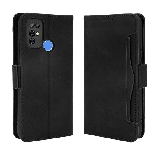 For Doogee X96 Pro Skin Feel Calf Pattern Horizontal Flip Leather Case with Holder & Card Slots & Photo Frame(Black) by buy2fix