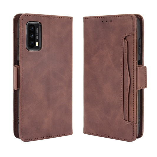 For Blackview A90 Skin Feel Calf Pattern Horizontal Flip Leather Case with Holder & Card Slots & Photo Frame(Brown) by buy2fix