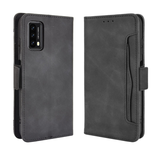 For Blackview A90 Skin Feel Calf Pattern Horizontal Flip Leather Case with Holder & Card Slots & Photo Frame(Black) by buy2fix