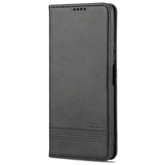 For Honor 50 SE AZNS Magnetic Calf Texture Horizontal Flip Leather Case with Card Slots & Holder & Wallet(Black) - Honor Cases by AZNS | Online Shopping UK | buy2fix