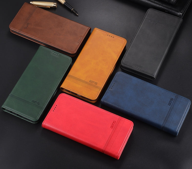 For Honor 50 SE AZNS Magnetic Calf Texture Horizontal Flip Leather Case with Card Slots & Holder & Wallet(Black) - Honor Cases by AZNS | Online Shopping UK | buy2fix