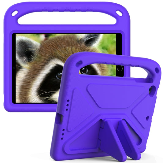 Handle Portable EVA Shockproof Anti Falling Protective Case with Triangle Holder For iPad mini 5 / 4 / 3 / 2 / 1 (Purple) - iPad Mini 4 & 3 & 2 & 1 Cases by buy2fix | Online Shopping UK | buy2fix
