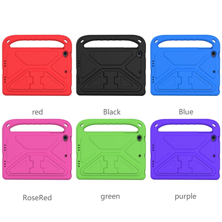 Handle Portable EVA Shockproof Anti Falling Protective Case with Triangle Holder For iPad mini 5 / 4 / 3 / 2 / 1 (Purple) - iPad Mini 4 & 3 & 2 & 1 Cases by buy2fix | Online Shopping UK | buy2fix