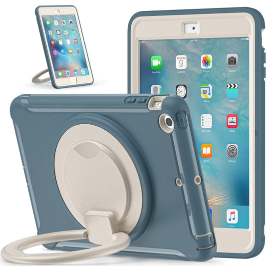 Shockproof TPU + PC Protective Case with 360 Degree Rotation Foldable Handle Grip Holder & Pen Slot For iPad mini 3 / 2 / 1(Cornflower Blue) - iPad Mini 4 & 3 & 2 & 1 Cases by buy2fix | Online Shopping UK | buy2fix