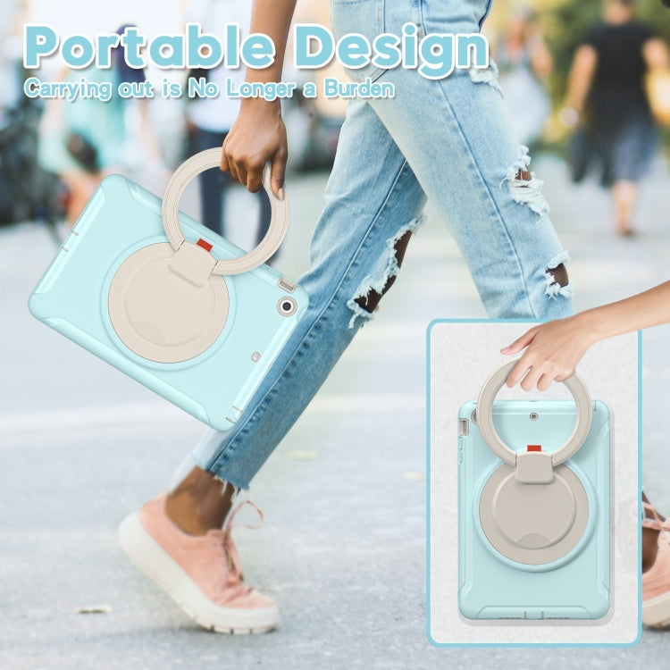 Shockproof TPU + PC Protective Case with 360 Degree Rotation Foldable Handle Grip Holder & Pen Slot For iPad mini 3 / 2 / 1(Ice Crystal Blue) - iPad Mini 4 & 3 & 2 & 1 Cases by buy2fix | Online Shopping UK | buy2fix