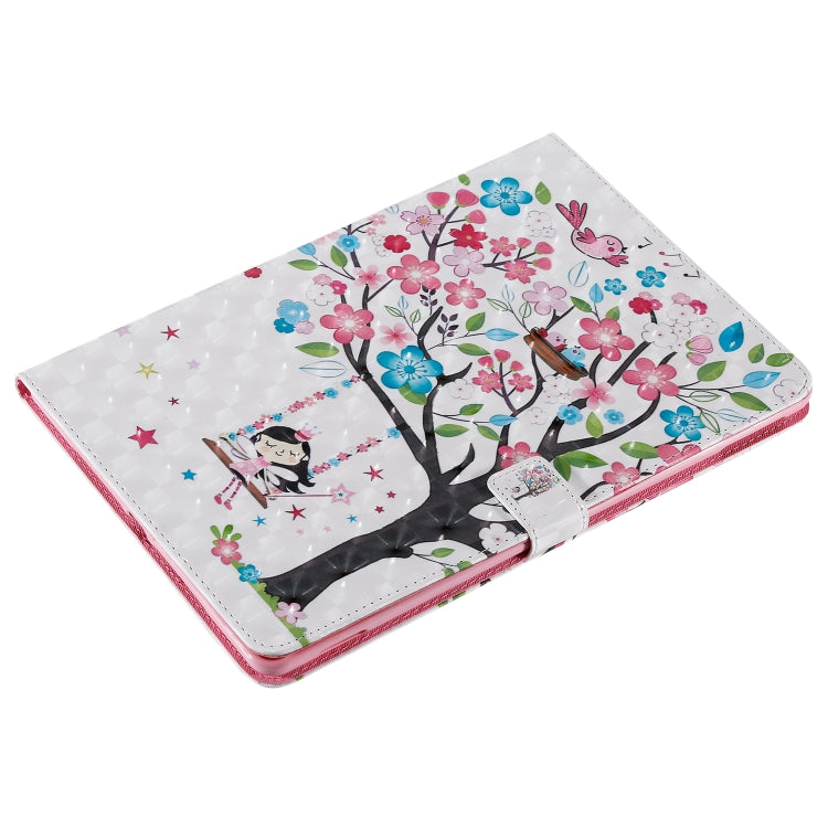 For iPad 10.2 / Pro 10.5 / Air 2019 3D Colored Drawing Horizontal Flip Leather Case with Holder & Card Slots & Wallet & Sleep / Wake-up Function(Girl Under The Tree) - iPad Air (2019) Cases by buy2fix | Online Shopping UK | buy2fix