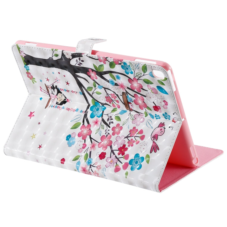 For iPad 10.2 / Pro 10.5 / Air 2019 3D Colored Drawing Horizontal Flip Leather Case with Holder & Card Slots & Wallet & Sleep / Wake-up Function(Girl Under The Tree) - iPad Air (2019) Cases by buy2fix | Online Shopping UK | buy2fix