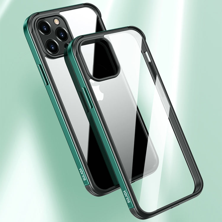 For iPhone 11 SULADA Shockproof Aviation Aluminum Metal Frame + Nano Glass + TPU Protective Case (Dark Night Green) - iPhone 11 Cases by SULADA | Online Shopping UK | buy2fix