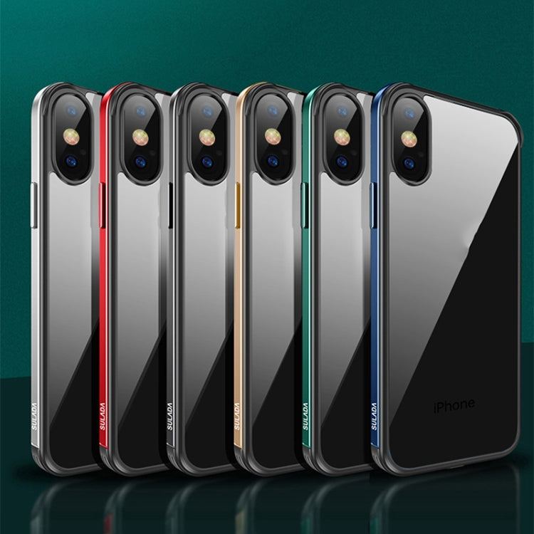 For iPhone XR SULADA Shockproof Aviation Aluminum Metal Frame + Nano Glass + TPU Protective Case(Dark Night Green) - More iPhone Cases by SULADA | Online Shopping UK | buy2fix