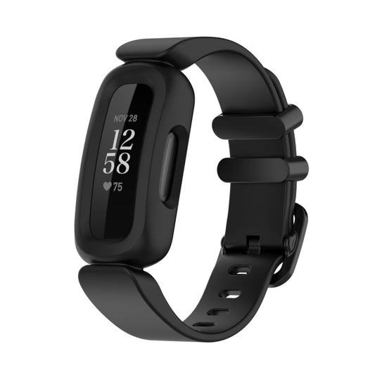 xDfind For Fitbit Ace 3 / Inspire2 Silicone Integrated Watch Band(Black) by xDfind