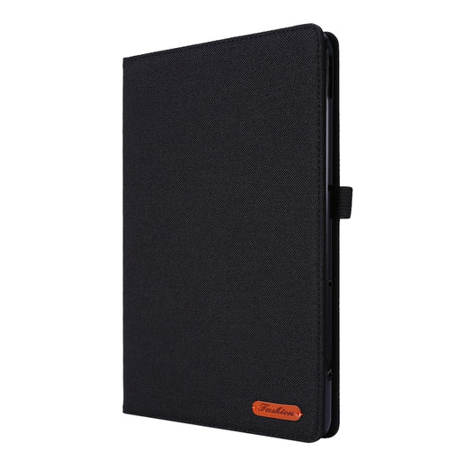 For Huawei MatePad 11 2021 Fabric Texture Horizontal Flip TPU Leather Case with Holder(Black) by buy2fix