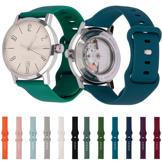 For Amazfit GTR 2 8-buckle Silicone Watch Band(Midnight Blue) by buy2fix