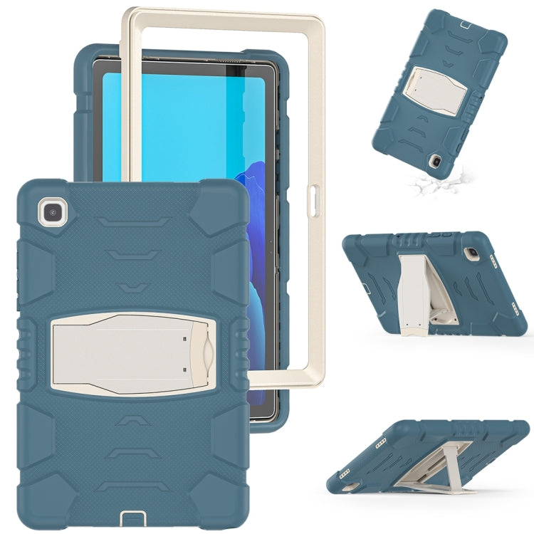 For Samsung Galaxy Tab A7 T500 3-Layer Protection Screen Frame + PC + Silicone Shockproof Combination Case with Holder(Cornflower Blue) - Other Galaxy Tab PC by buy2fix | Online Shopping UK | buy2fix