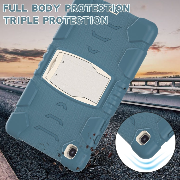 For Samsung Galaxy Tab A7 T500 3-Layer Protection Screen Frame + PC + Silicone Shockproof Combination Case with Holder(Cornflower Blue) - Other Galaxy Tab PC by buy2fix | Online Shopping UK | buy2fix