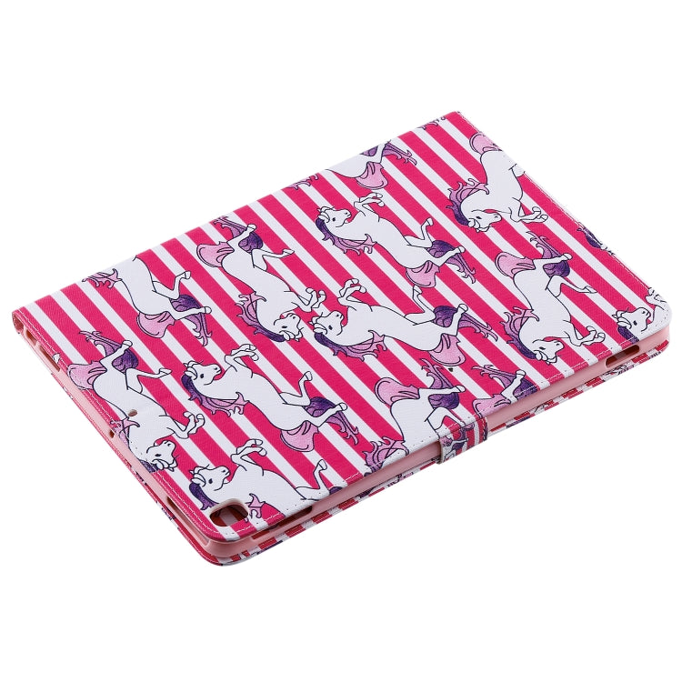 For iPad 10.2 / Pro 10.5 / Air 2019 3D Colored Drawing Horizontal Flip Leather Case with Holder & Card Slots & Wallet & Sleep / Wake-up Function(Horse) - iPad Air (2019) Cases by buy2fix | Online Shopping UK | buy2fix