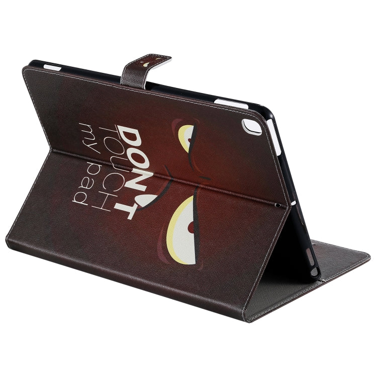 For iPad 10.2 / Pro 10.5 / Air 2019 3D Colored Drawing Horizontal Flip Leather Case with Holder & Card Slots & Wallet & Sleep / Wake-up Function(Eye) - iPad Air (2019) Cases by buy2fix | Online Shopping UK | buy2fix