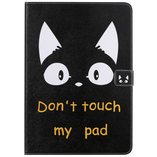 For iPad 10.2 / Pro 10.5 / Air 2019 3D Colored Drawing Horizontal Flip Leather Case with Holder & Card Slots & Wallet & Sleep / Wake-up Function(Cat Ears) - iPad Air (2019) Cases by buy2fix | Online Shopping UK | buy2fix