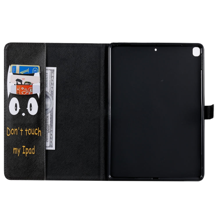 For iPad 10.2 / Pro 10.5 / Air 2019 3D Colored Drawing Horizontal Flip Leather Case with Holder & Card Slots & Wallet & Sleep / Wake-up Function(Cat Ears) - iPad Air (2019) Cases by buy2fix | Online Shopping UK | buy2fix