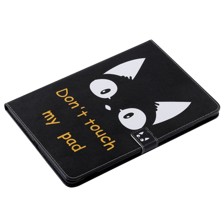 For iPad 10.2 / Pro 10.5 / Air 2019 3D Colored Drawing Horizontal Flip Leather Case with Holder & Card Slots & Wallet & Sleep / Wake-up Function(Cat Ears) - iPad Air (2019) Cases by buy2fix | Online Shopping UK | buy2fix