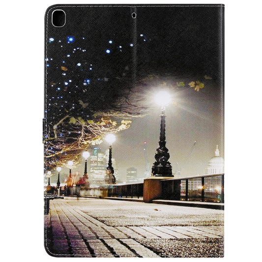 For iPad 10.2 / Pro 10.5 / Air 2019 3D Colored Drawing Horizontal Flip Leather Case with Holder & Card Slots & Wallet & Sleep / Wake-up Function(Cityscape) - iPad Air (2019) Cases by buy2fix | Online Shopping UK | buy2fix