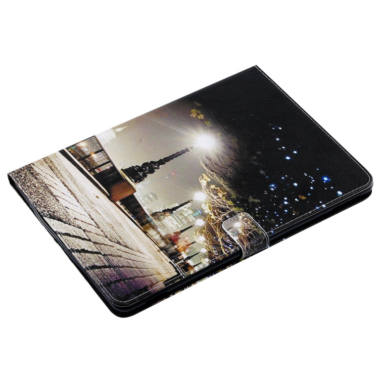 For iPad 10.2 / Pro 10.5 / Air 2019 3D Colored Drawing Horizontal Flip Leather Case with Holder & Card Slots & Wallet & Sleep / Wake-up Function(Cityscape) - iPad Air (2019) Cases by buy2fix | Online Shopping UK | buy2fix