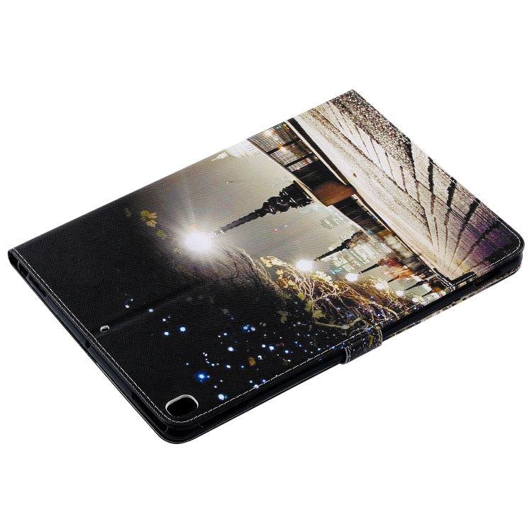 For iPad 10.2 / Pro 10.5 / Air 2019 3D Colored Drawing Horizontal Flip Leather Case with Holder & Card Slots & Wallet & Sleep / Wake-up Function(Cityscape) - iPad Air (2019) Cases by buy2fix | Online Shopping UK | buy2fix
