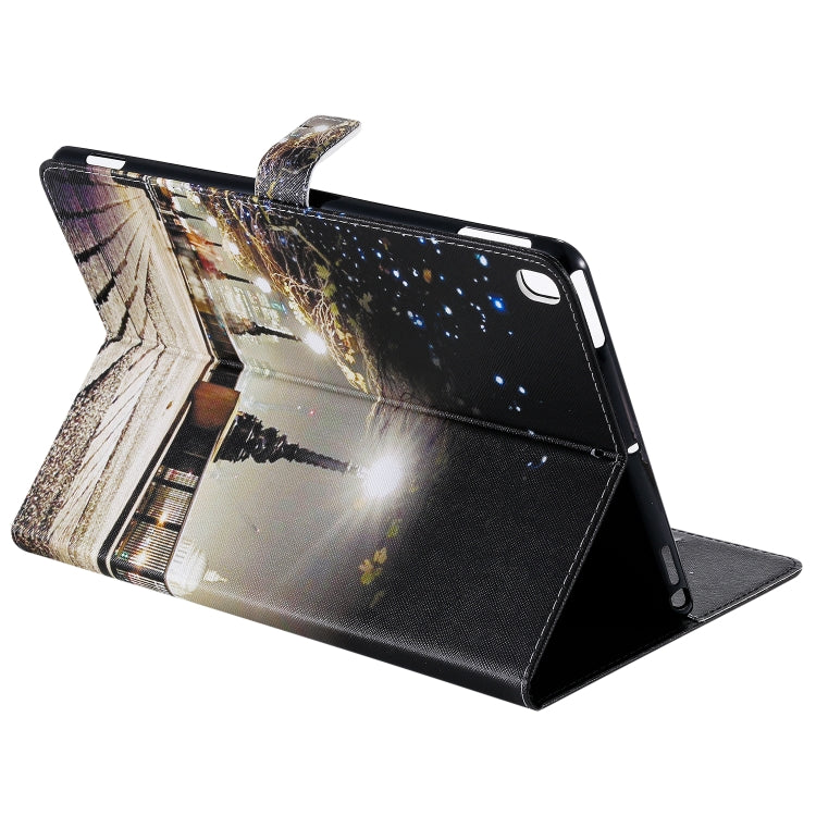 For iPad 10.2 / Pro 10.5 / Air 2019 3D Colored Drawing Horizontal Flip Leather Case with Holder & Card Slots & Wallet & Sleep / Wake-up Function(Cityscape) - iPad Air (2019) Cases by buy2fix | Online Shopping UK | buy2fix