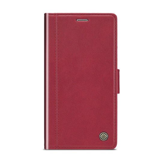 For iPhone XS Max LC.IMEEKE Magnetic Buckle PU + TPU Horizontal Flip Leather Case with Holder & Card Slots & Wallet(Red) - More iPhone Cases by LC.IMEEKE | Online Shopping UK | buy2fix