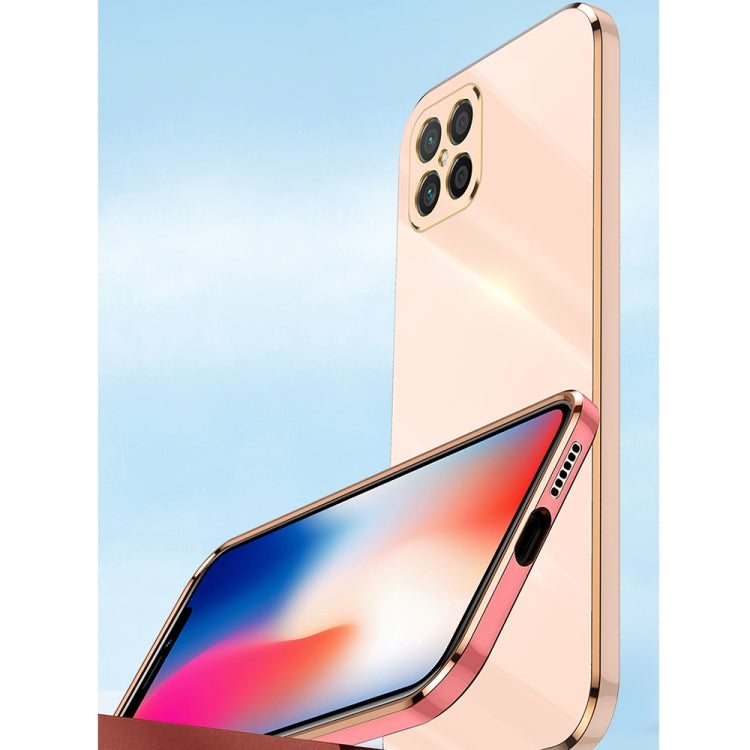 For Huawei nova 8 SE XINLI Straight Edge 6D Electroplate TPU Phone Case(Cherry Purple) - Huawei Cases by XINLI | Online Shopping UK | buy2fix