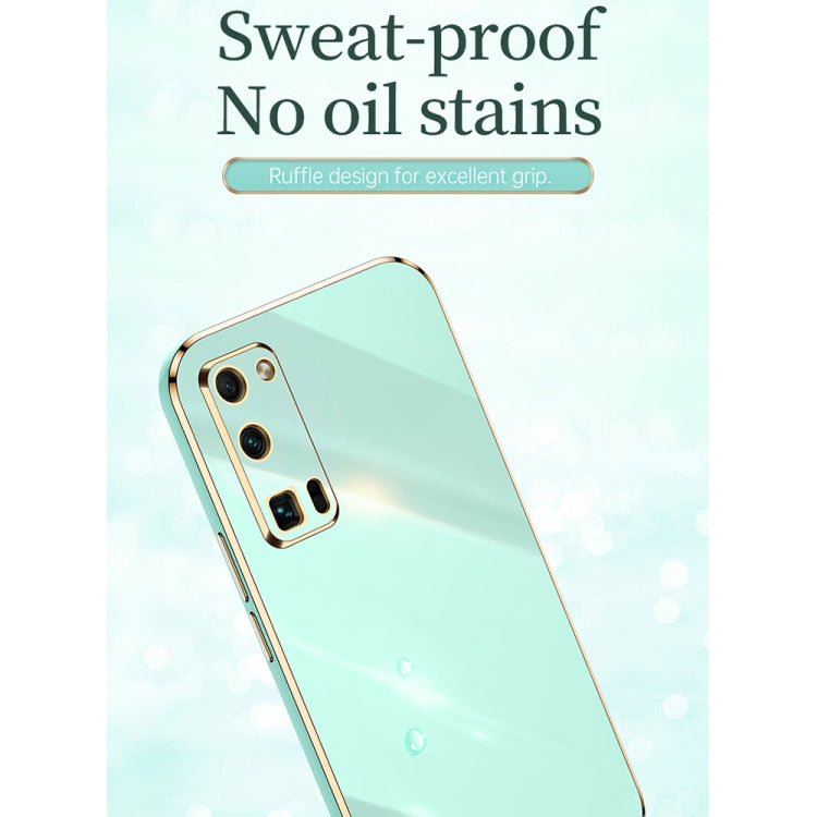 For Honor 30 Pro XINLI Straight Edge 6D Electroplate TPU Phone Case with Ring Holder(Black) - Honor Cases by XINLI | Online Shopping UK | buy2fix