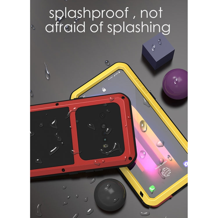 For LG V60 ThinQ 5G LOVE MEI Metal Shockproof Waterproof Dustproof Protective Case with Glass(White) - LG Cases by LOVE MEI | Online Shopping UK | buy2fix