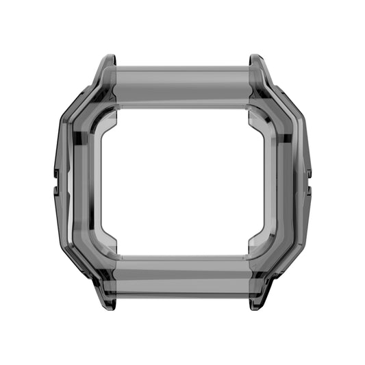 For Amazfit Neo TPU Half-pack Candy Color Protective Case(Transparent Black) by buy2fix