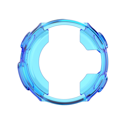 For Garmin Forerunner 735XT TPU Half-pack Candy Color Protective Case(Transparent Blue) by buy2fix