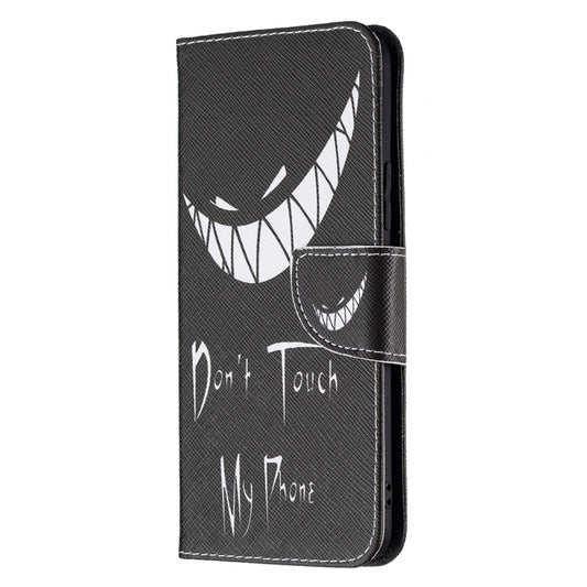 For OPPO Realme 8 / Realme 8 Pro Colored Drawing Pattern Horizontal Flip Leather Case with Holder & Card Slots & Wallet(Smirk) by buy2fix