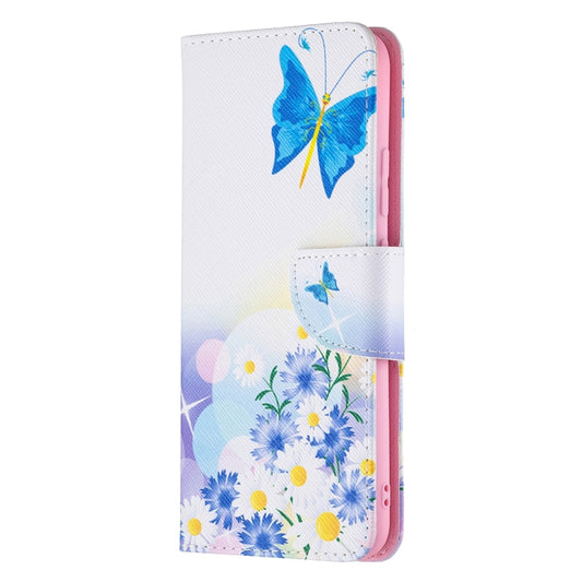 For OPPO Realme C21 / C20 Colored Drawing Pattern Horizontal Flip Leather Case with Holder & Card Slots & Wallet(Butterfly Love) by buy2fix